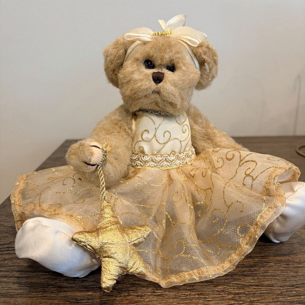 Bearington Collection "Tinsel Toes" Collectible Series Plush Bear 1747 EUC